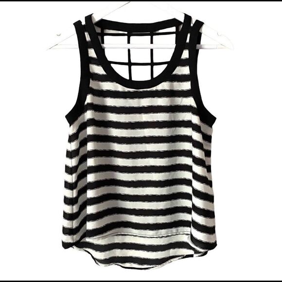 Forever21 striped sleeveless back lattice small Y2K - Picture 1 of 8